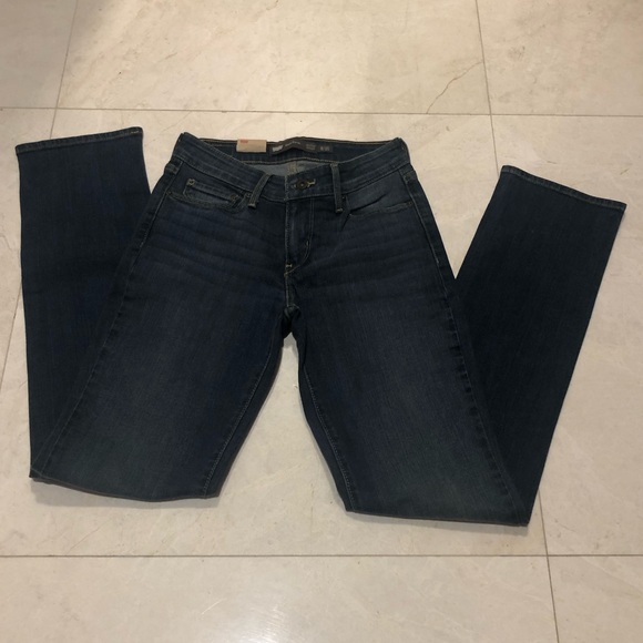 NWOT True Religion Women's  Demi Curve Mid Rise Straight Blue Jeans. Size 25 - Picture 3 of 12